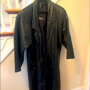 Women’s leather coat